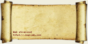 Ksenija Aćimović vizit kartica